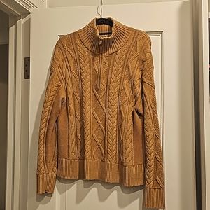 Ladies cable knit sweater